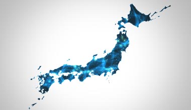 日本地図イメージ画像