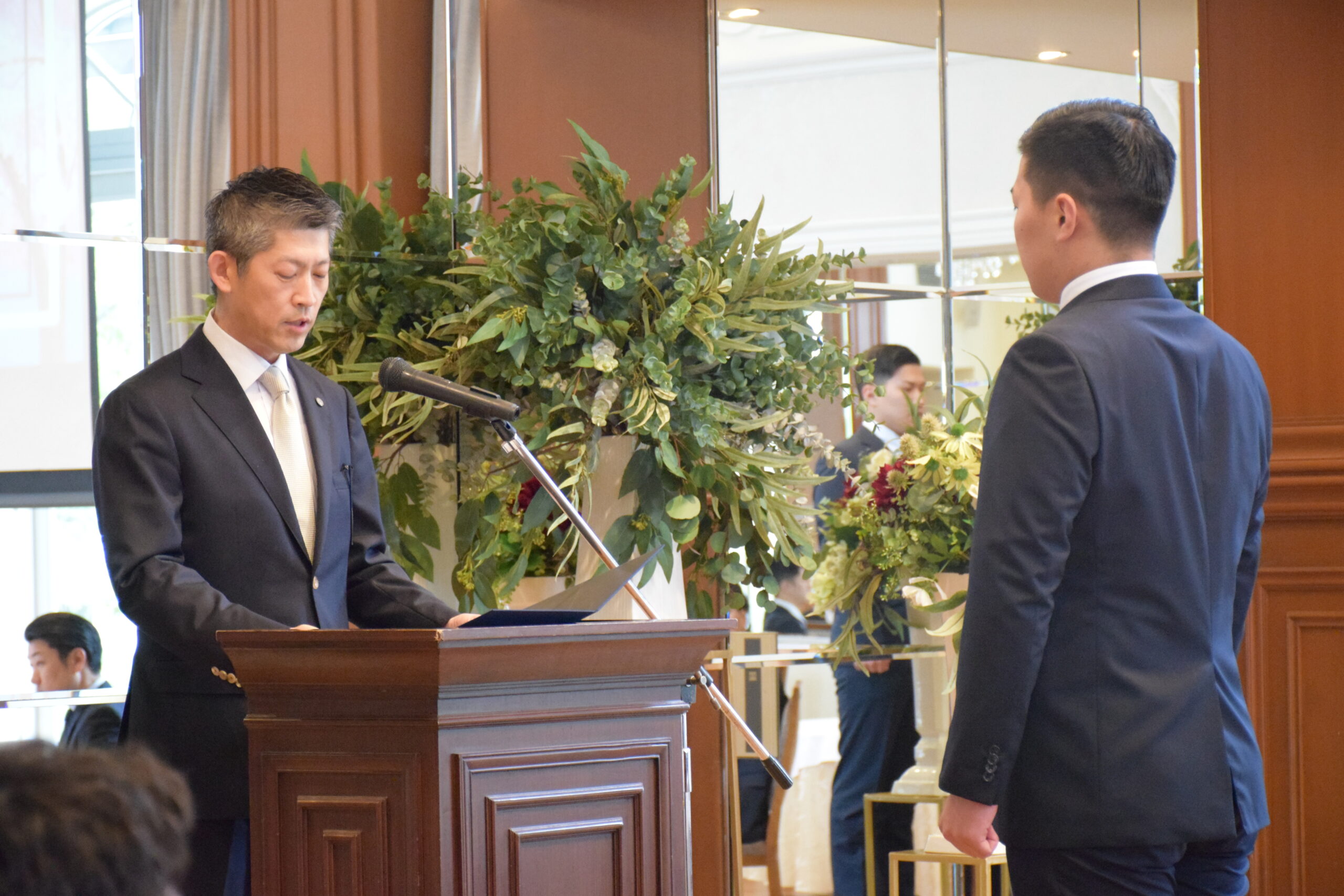 ソコカラ　入社式