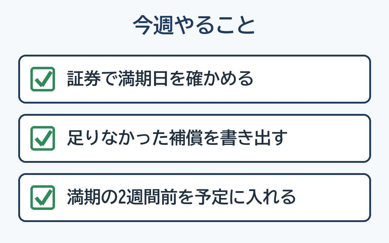 事故後乗り換え_画像5_今週やること | 車買取のソコカラ 今週やること3つのチェックリスト