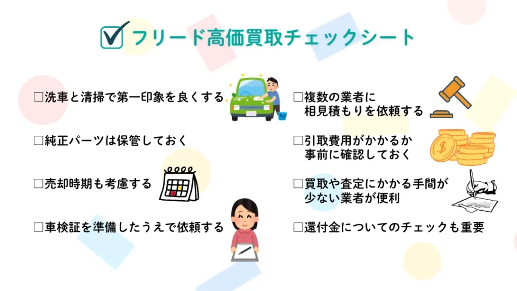 50 | 車買取のソコカラ フリードを高く売るためには