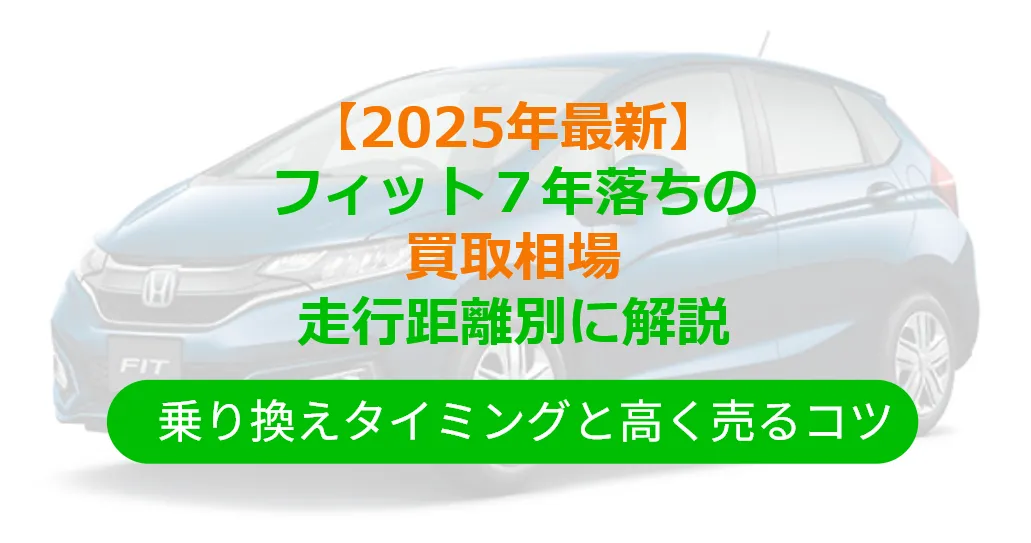 フィット7年落ち