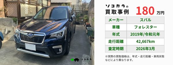 フォレスター　買取事例