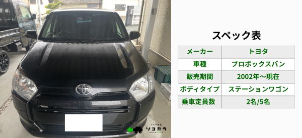 プロボックスバン　買取相場