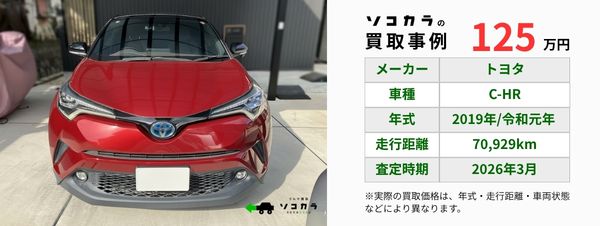 C-HR 買取事例