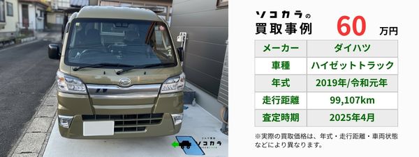 2026年最新】 ハイゼットトラック（ダイハツ）の買取・査定価格は？年