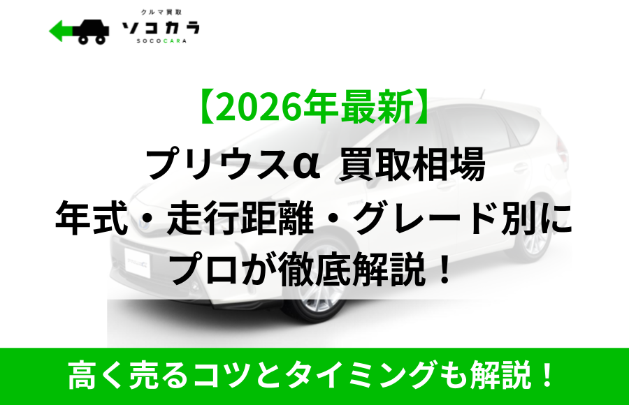 プリウスアルファ買取相場ec