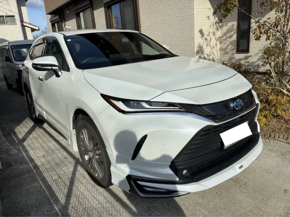 ハリアーハイブリッド冠水車の写真